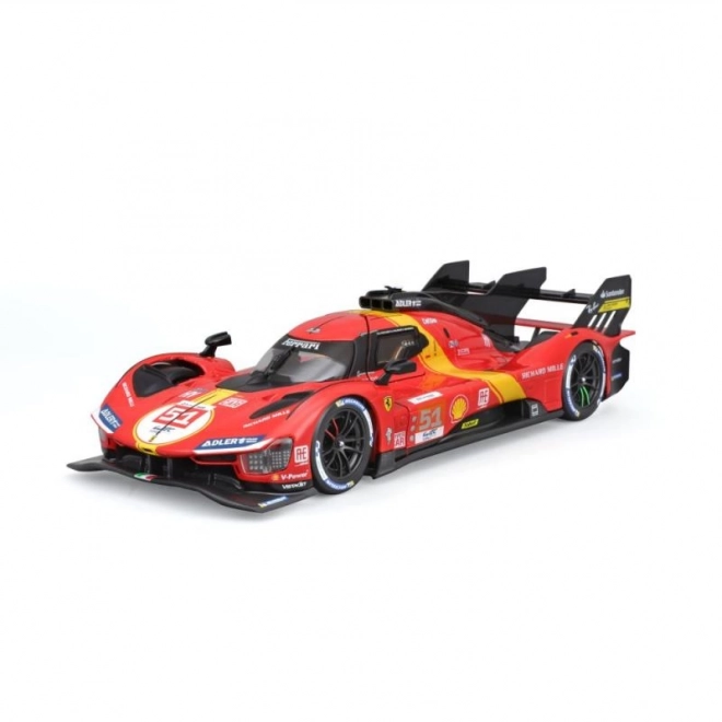 Bburago 1:24 Ferrari Racing - 499P LMH - Rød #51