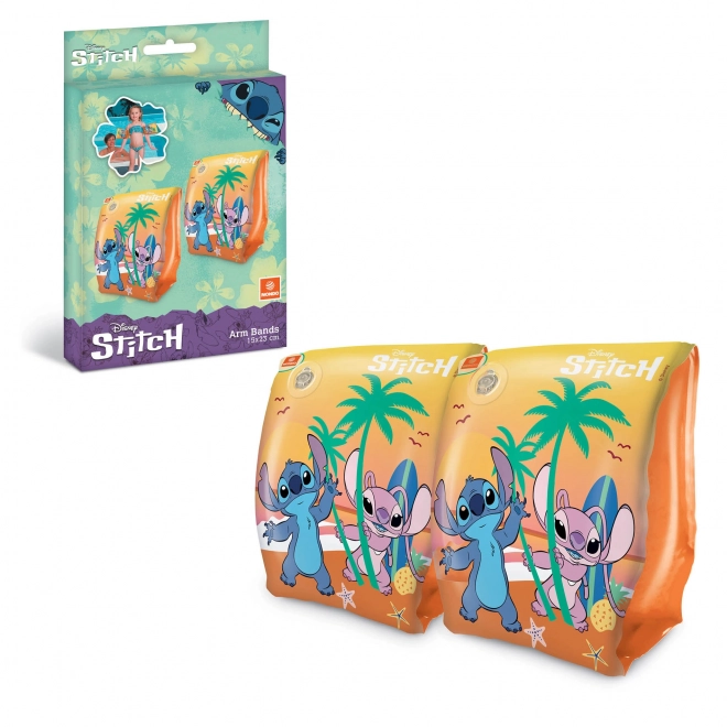 Oppustelige armvinger med motivet Stitch