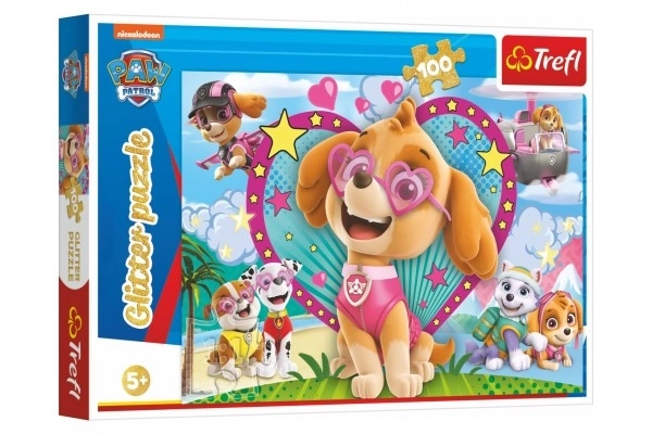 Puzzle glitrende Paw Patrol