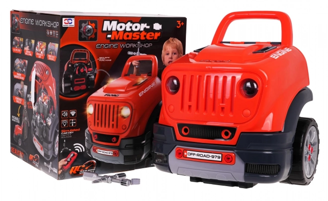 Gør-det-selv Motor Master - sæt for den lille mekaniker orange