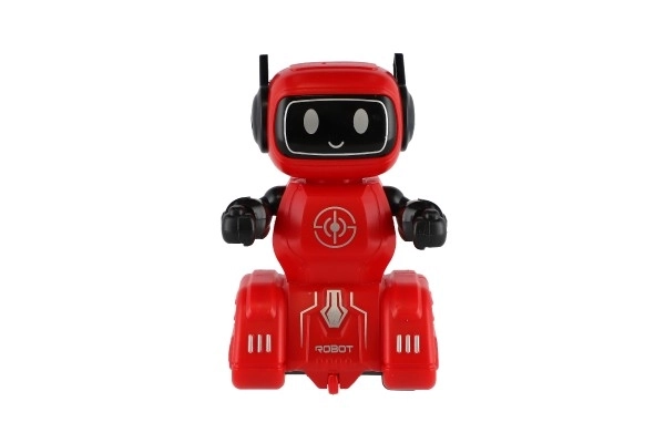 Robot på svinghjul plast 7x11cm