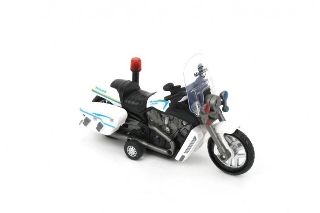 Politimotorcykel med lys og lyde