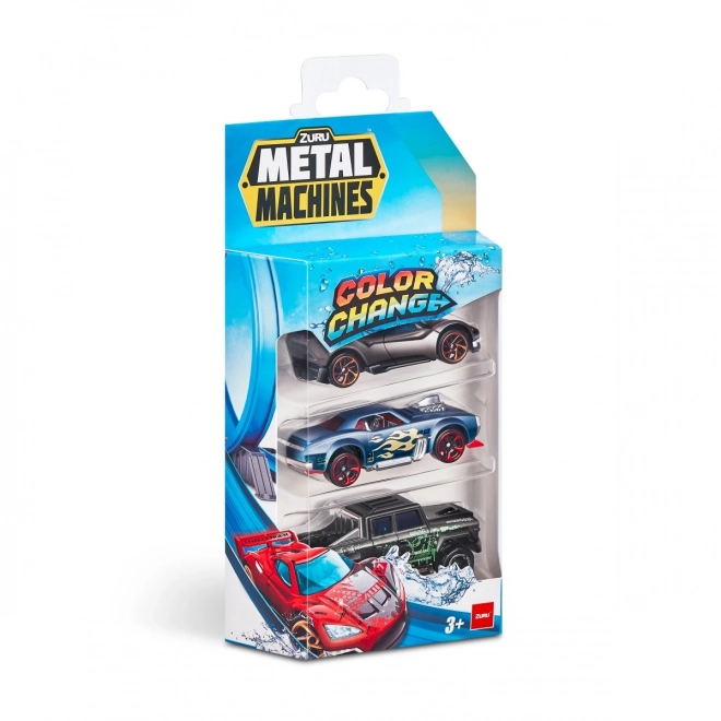 ZURU Metal Machines - Pakke med 3 biler der skifter farve