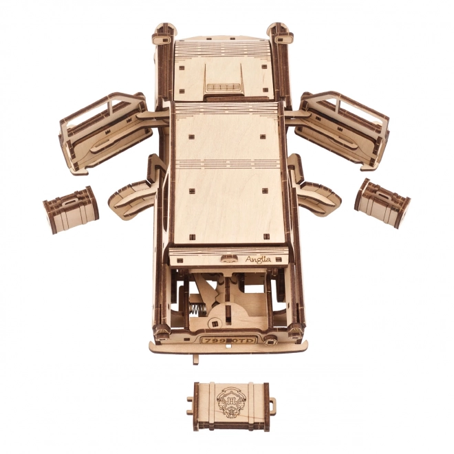Ugears 3D træmaskinpuslespil Harry Potter Flyvende Ford Anglia