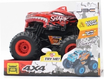 Auto Monster Truck Shark med lys og lyde