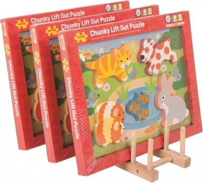 Bigjigs Toys træholder til puslespil