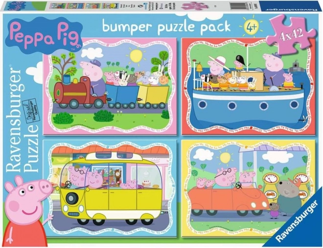 Ravensburger puslespil Gurli Gris 4×42 brikker