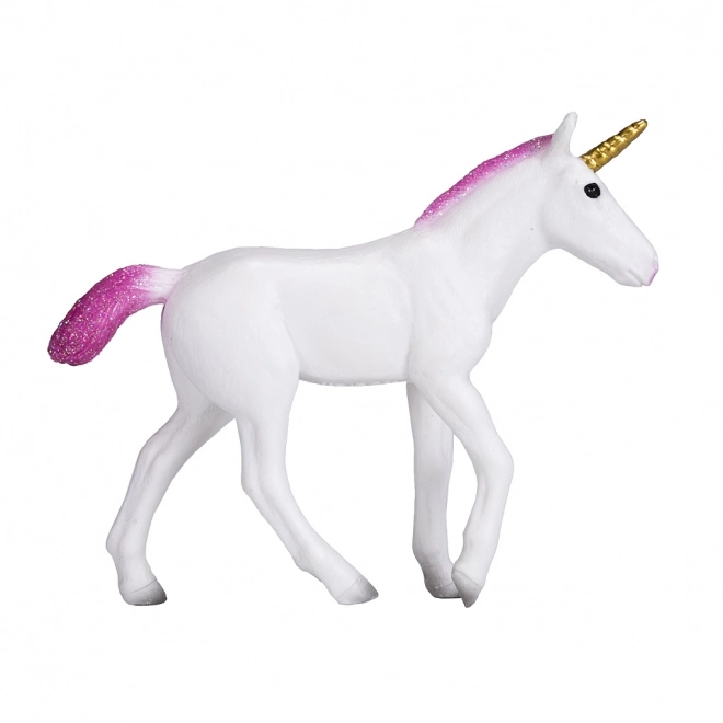 Plastfigur Enhjørning med pink manke