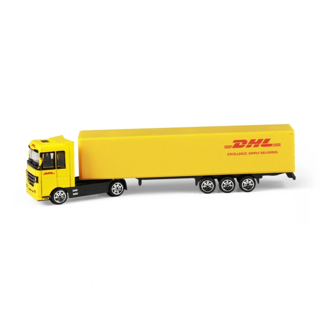 Lastbil med trailer DHL 19 cm