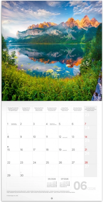 Notatkalender Alperne 2026