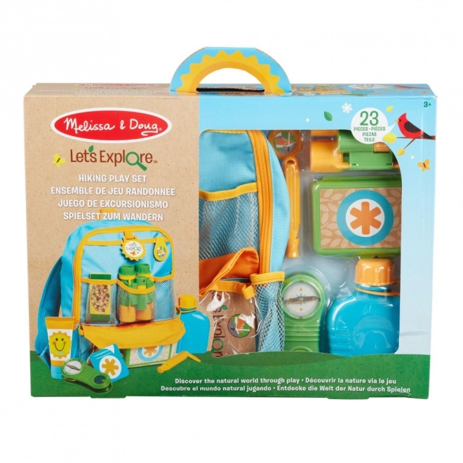 legesæt for små opdagelsesrejsende med rygsæk Melissa & Doug Let's Explore