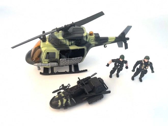 Speciel kampsæt - Helikopter og terrængående bil