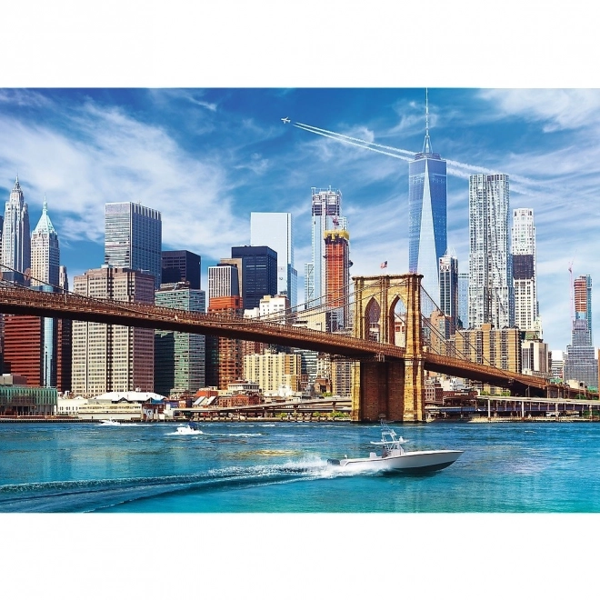 Puslespil 500 stykker Udsigt over New York Trefl