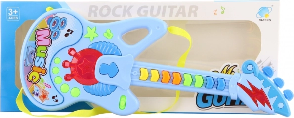 Børneplastguitar på batterier