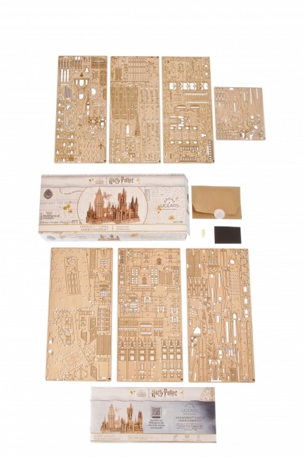 Ugears 3D træmekanisk puslespil Hogwarts Slot, Harry Potter