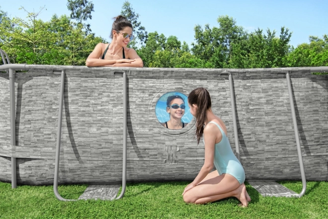 Selvstændig pool Bestway Power Steel Swim Vista 427 x 250 x 100 cm