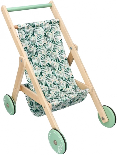 Letvægts trædukkevogn - mint
