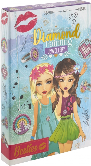 Sæt til smykkeproduktion – diamantmaling Besties