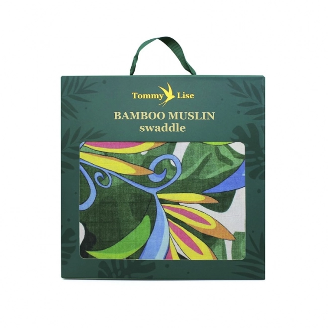 Tommy Lise Bambus musselinsvåd Lush Garden 120x120 cm