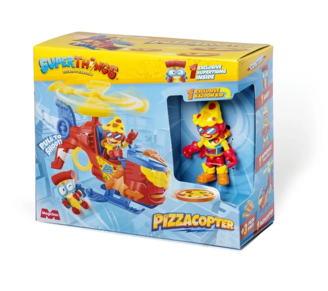 SuperThings Pizzacopter med diskudskyder