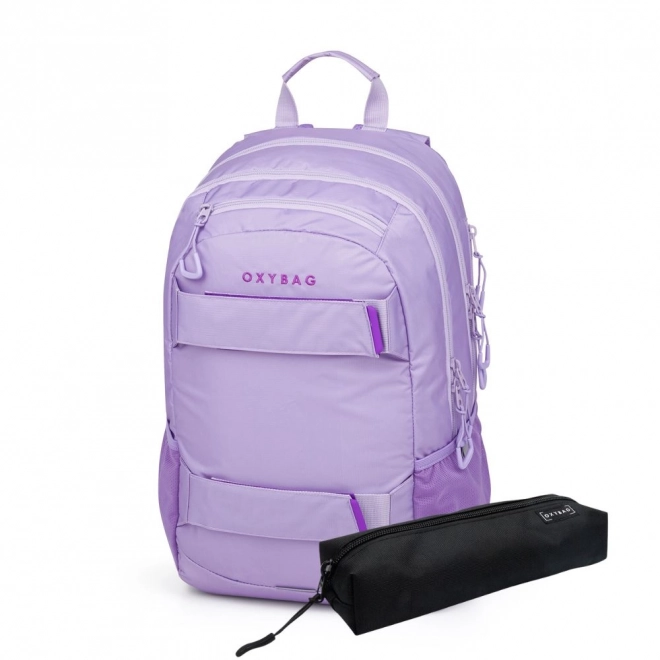 Studenter rygsæk og etui OXY SPORT Violet