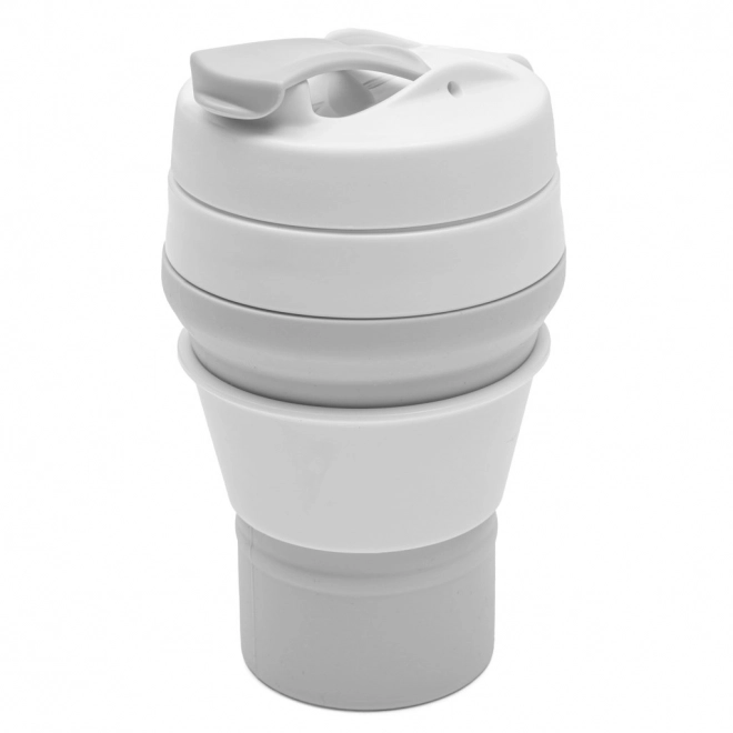 Foldbar silikonekop 350 ml 2-i-1 grå New Baby