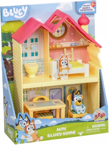 Mini dukkehus BLUEY – familiehus med figursæt