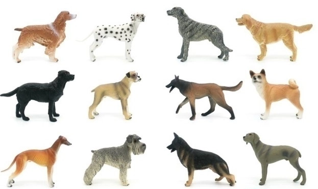 Dyre figur hund 12 cm