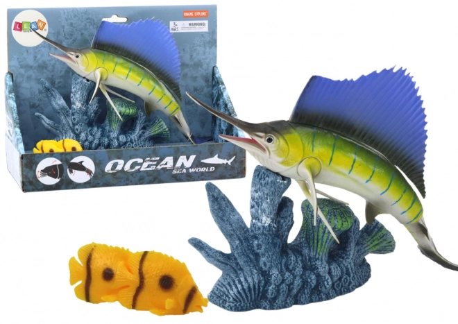 Figur af sværdfisk Koralrev Fisk