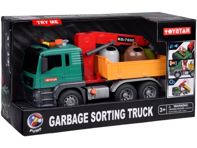 Uddannelsesmæssig affaldsindsamlingsvogn med containere Toytar