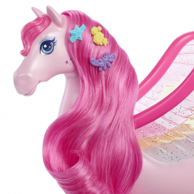 Figur Barbie magisk Pegasus med lys og lyde