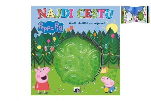 Sjovt labyrinter Peppa Pig for de mindste