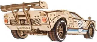 Ugears 3D træ mekanisk puslespil Endurance Racer