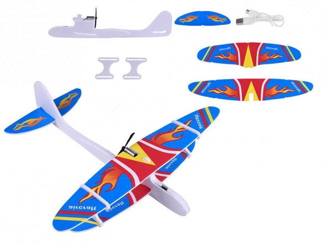 Polystyrenfly med USB LED-belysning