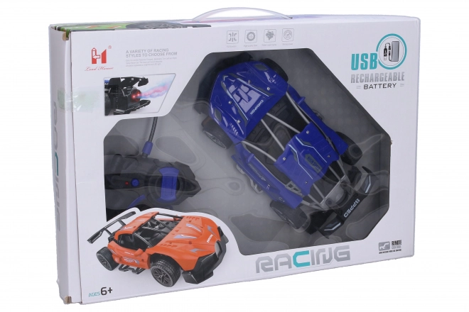 Racer RC bil med røg effekt
