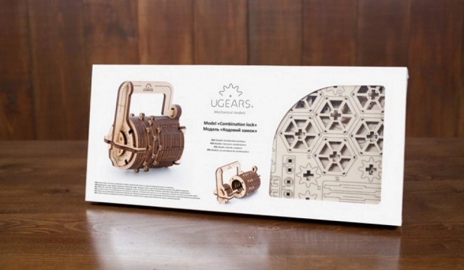 Ugears 3D puslespil - Numerisk lås 34 dele