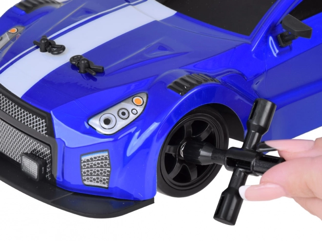 Racer RC bil Drift med rfgeffekt og LED belysning
