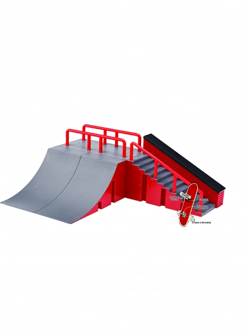 Fingerboard sæt med rampe og trapper 28,5x20,5x10,5 cm