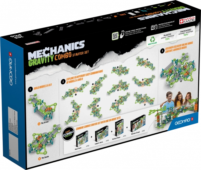 Geomag Mechanics Starter Set 153 stykker