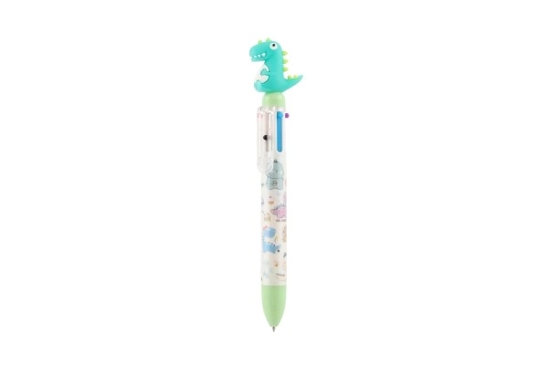Propiska/Tužka dinosaur seks farver plast 17cm 4 farver
