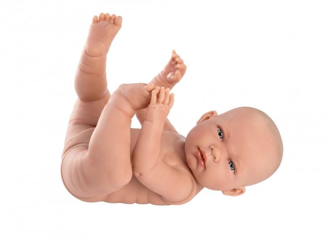 Llorens 84302 NYFØDT PIGE - realistisk dukke baby med helkropsvinyl - 43 cm