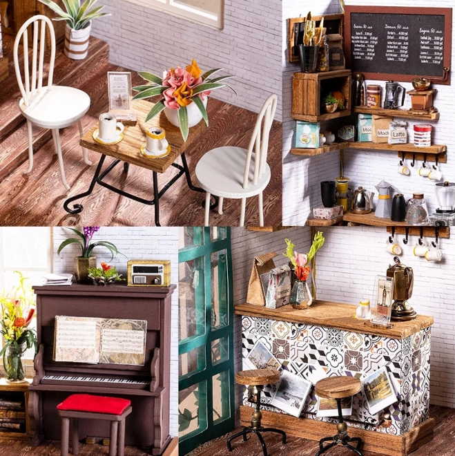 Simons Café - DIY Miniature café i dukkehus