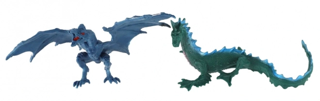 Sæt af plastik fantasy dyr 4 stk