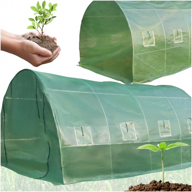 Havefolie tunnel drivhus 4x3x2 m