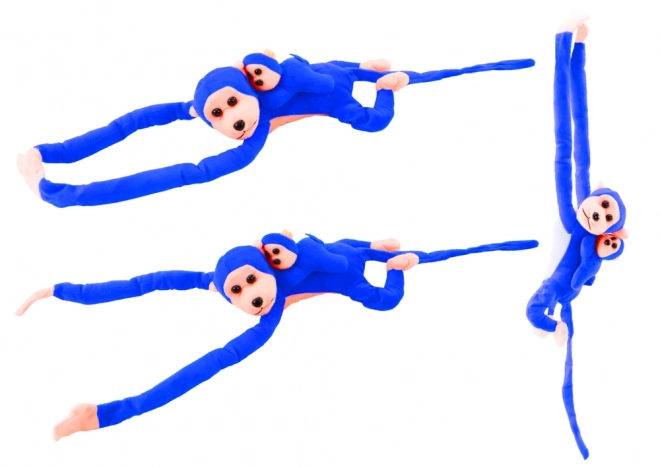 Plys maskot Baby Abe Blå 70 cm