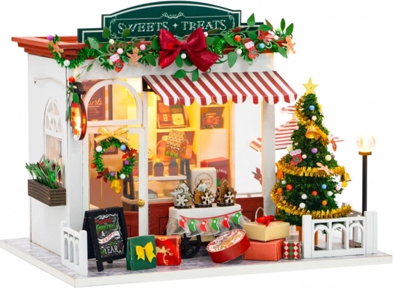 2Kids Toys miniatur honningkagehus jule slikbutik