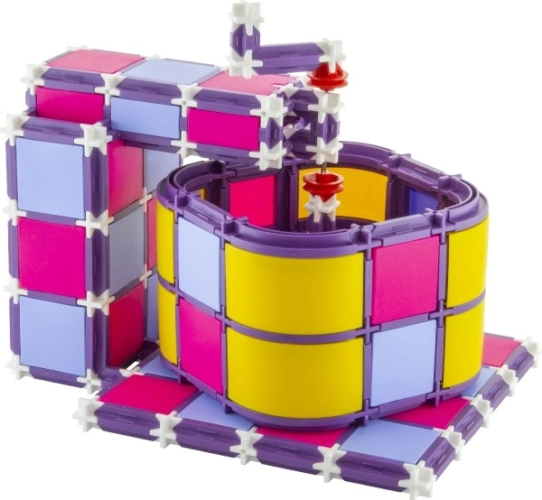 Byggesæt SEVA FAMILIE Vi laver mad kogeplade+robot+mikroovn plast 682 dele i kassen 35x33x8,5cm