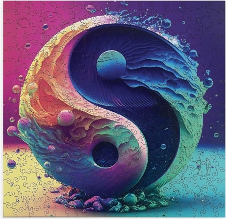 Unikt Yin Yang-design