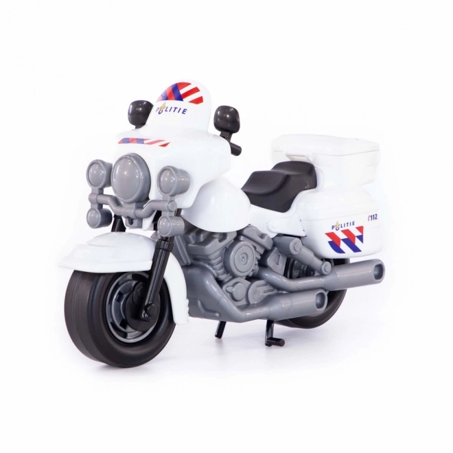 Politimotorcykel til småbørn Polesie Hvid 71682