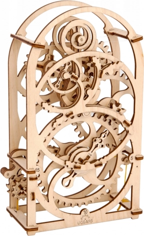 Træmekanisk ur – 20-minutters timer UGEARS 3D-puslespil